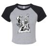 Women's Micro Rib Raglan Baby Tee Thumbnail