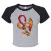 Women's Micro Rib Raglan Baby Tee Thumbnail