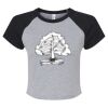 Women's Micro Rib Raglan Baby Tee Thumbnail
