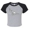 Women's Micro Rib Raglan Baby Tee Thumbnail