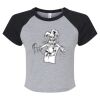 Women's Micro Rib Raglan Baby Tee Thumbnail
