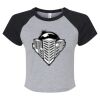 Women's Micro Rib Raglan Baby Tee Thumbnail