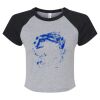 Women's Micro Rib Raglan Baby Tee Thumbnail