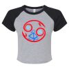 Women's Micro Rib Raglan Baby Tee Thumbnail