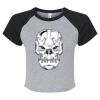 Women's Micro Rib Raglan Baby Tee Thumbnail
