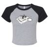 Women's Micro Rib Raglan Baby Tee Thumbnail
