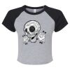 Women's Micro Rib Raglan Baby Tee Thumbnail