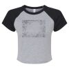 Women's Micro Rib Raglan Baby Tee Thumbnail