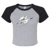 Women's Micro Rib Raglan Baby Tee Thumbnail