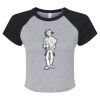 Women's Micro Rib Raglan Baby Tee Thumbnail