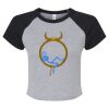 Women's Micro Rib Raglan Baby Tee Thumbnail