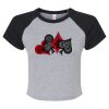 Women's Micro Rib Raglan Baby Tee Thumbnail