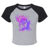 Women's Micro Rib Raglan Baby Tee Thumbnail