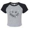 Women's Micro Rib Raglan Baby Tee Thumbnail
