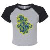 Women's Micro Rib Raglan Baby Tee Thumbnail