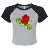 Women's Micro Rib Raglan Baby Tee Thumbnail
