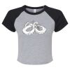 Women's Micro Rib Raglan Baby Tee Thumbnail