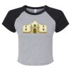 Women's Micro Rib Raglan Baby Tee Thumbnail