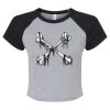 Women's Micro Rib Raglan Baby Tee Thumbnail