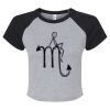 Women's Micro Rib Raglan Baby Tee Thumbnail