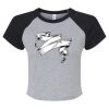 Women's Micro Rib Raglan Baby Tee Thumbnail