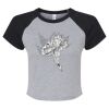 Women's Micro Rib Raglan Baby Tee Thumbnail
