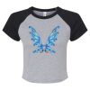 Women's Micro Rib Raglan Baby Tee Thumbnail