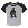 Women's Micro Rib Raglan Baby Tee Thumbnail