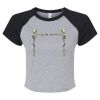 Women's Micro Rib Raglan Baby Tee Thumbnail