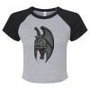 Women's Micro Rib Raglan Baby Tee Thumbnail