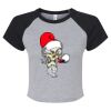Women's Micro Rib Raglan Baby Tee Thumbnail