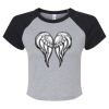 Women's Micro Rib Raglan Baby Tee Thumbnail