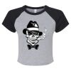 Women's Micro Rib Raglan Baby Tee Thumbnail
