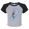 Women's Micro Rib Raglan Baby Tee Thumbnail
