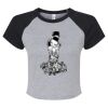 Women's Micro Rib Raglan Baby Tee Thumbnail
