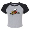 Women's Micro Rib Raglan Baby Tee Thumbnail
