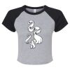 Women's Micro Rib Raglan Baby Tee Thumbnail