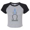 Women's Micro Rib Raglan Baby Tee Thumbnail