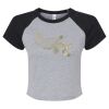 Women's Micro Rib Raglan Baby Tee Thumbnail