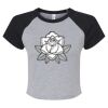Women's Micro Rib Raglan Baby Tee Thumbnail