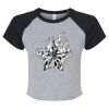 Women's Micro Rib Raglan Baby Tee Thumbnail