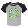 Women's Micro Rib Raglan Baby Tee Thumbnail