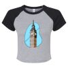 Women's Micro Rib Raglan Baby Tee Thumbnail