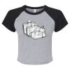 Women's Micro Rib Raglan Baby Tee Thumbnail