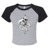 Women's Micro Rib Raglan Baby Tee Thumbnail