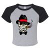Women's Micro Rib Raglan Baby Tee Thumbnail