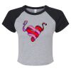 Women's Micro Rib Raglan Baby Tee Thumbnail