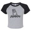 Women's Micro Rib Raglan Baby Tee Thumbnail