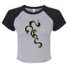 Women's Micro Rib Raglan Baby Tee Thumbnail