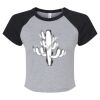 Women's Micro Rib Raglan Baby Tee Thumbnail